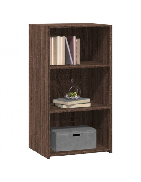 Credenza Rovere Marrone 50x41x93 cm in Legno Multistrato