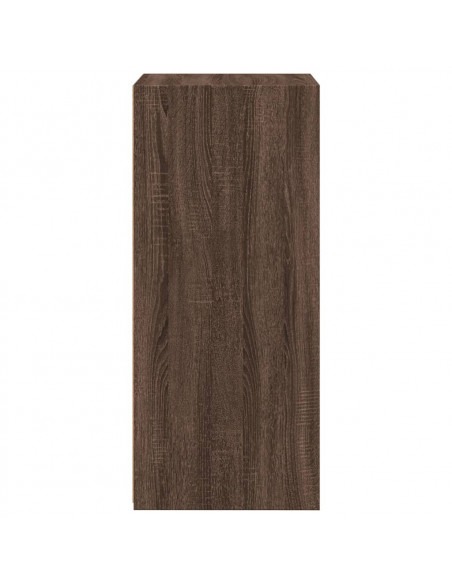 Credenza Rovere Marrone 50x41x93 cm in Legno Multistrato