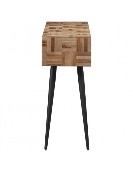 Tavolino Consolle 110x34x80 cm Teak Massello di Recupero
