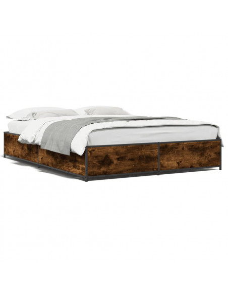 Giroletto Rovere Fumo 135x190 cm in Legno Multistrato Metallo