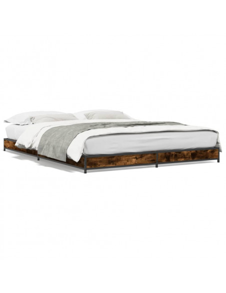 Giroletto Rovere Fumo 135x190 cm in Legno Multistrato Metallo