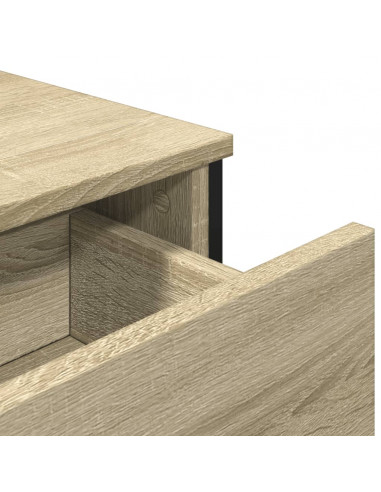 Credenza Rovere Sonoma 97x32,5x74,5 cm in Legno Multistrato