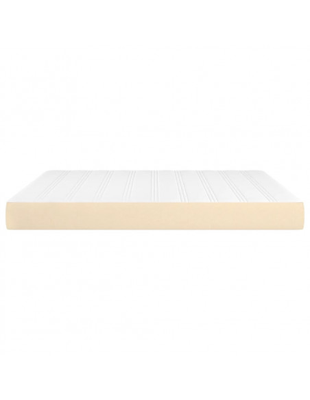 Materasso a Molle Insacchettate Crema 180x200x20 cm in Tessuto