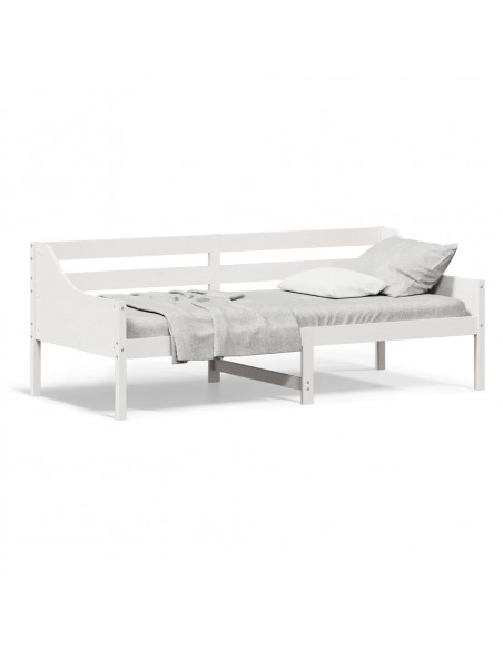 Dormeuse Bianca 100x200 cm in Legno Massello di Pino