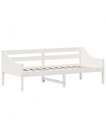 Dormeuse Bianca 100x200 cm in Legno Massello di Pino