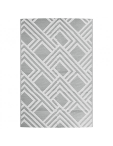 Tappeto da Esterni Grigio 120x180 cm in PP