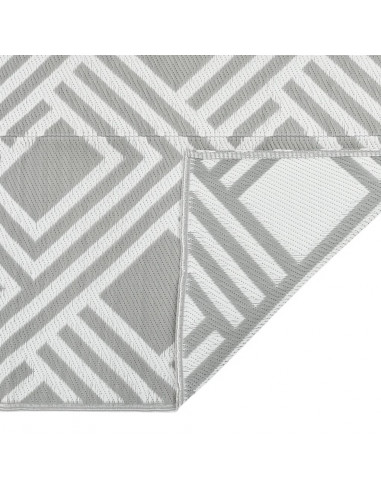 Tappeto da Esterni Grigio 120x180 cm in PP
