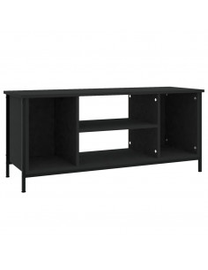Mobile Porta TV Nero 102x35x45 cm in Legno Multistrato 2