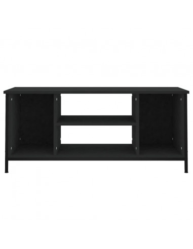 Mobile Porta TV Nero 102x35x45 cm in Legno Multistrato