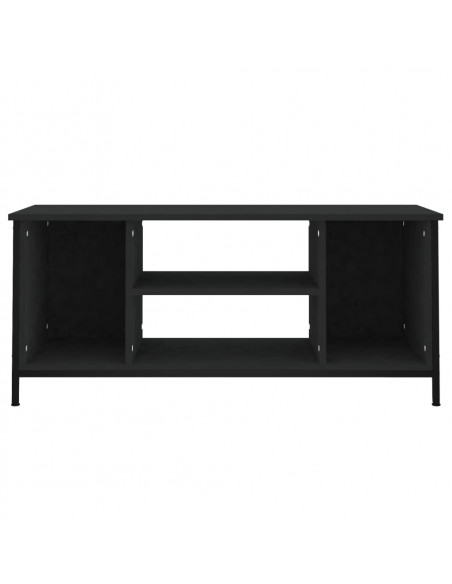 Mobile Porta TV Nero 102x35x45 cm in Legno Multistrato