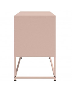 Mobile TV Rosa 100,5x39x60,5 cm in Acciaio 2