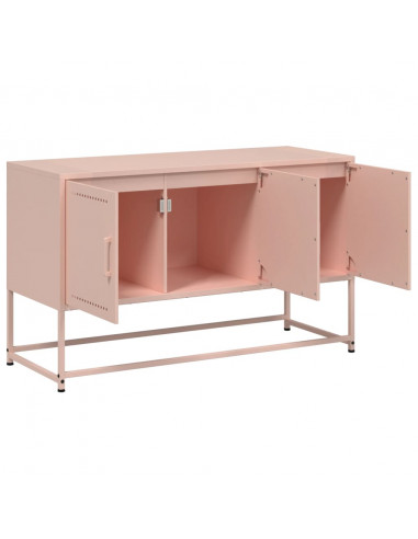 Mobile TV Rosa 100,5x39x60,5 cm in Acciaio