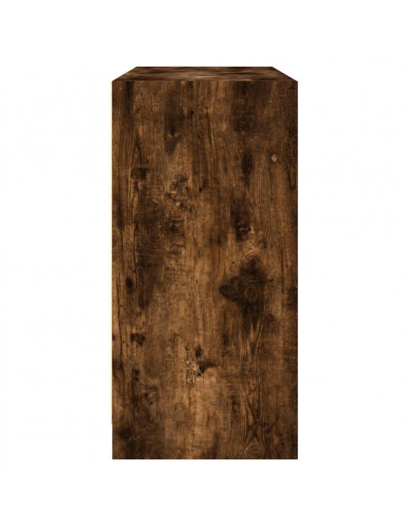 Credenza Rovere Fumo 102x37x75,5 cm in Legno Multistrato