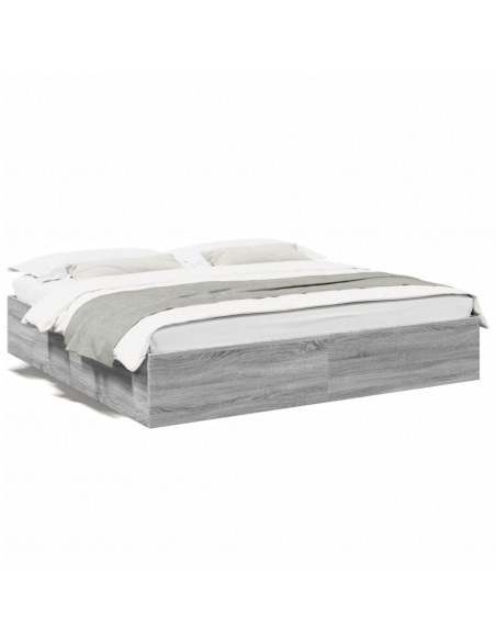 Giroletto Grigio Sonoma 180x200 cm in Legno Multistrato