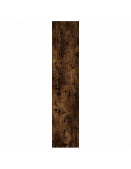 Libreria/Mobile TV Rovere Fumo 36x30x143cm in Legno Multistrato