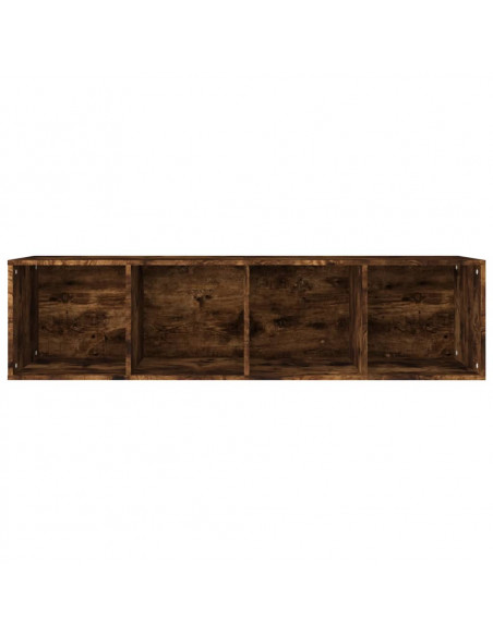 Libreria/Mobile TV Rovere Fumo 36x30x143cm in Legno Multistrato