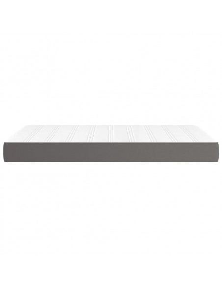 Materasso a Molle Grigio 120x200x20 cm in Similpelle