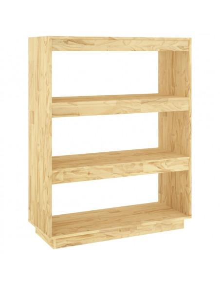 Libreria/Divisorio 80x35x103 cm in Massello di Pino