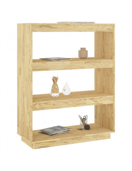 Libreria/Divisorio 80x35x103 cm in Massello di Pino