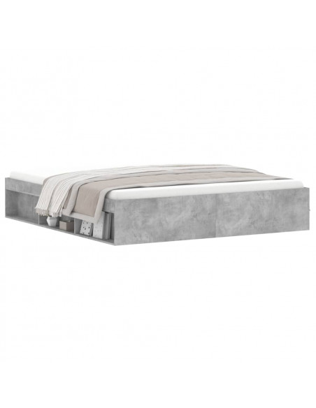Giroletto Grigio Cemento 180x200 cm Super King