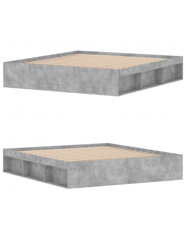 Giroletto Grigio Cemento 180x200 cm Super King