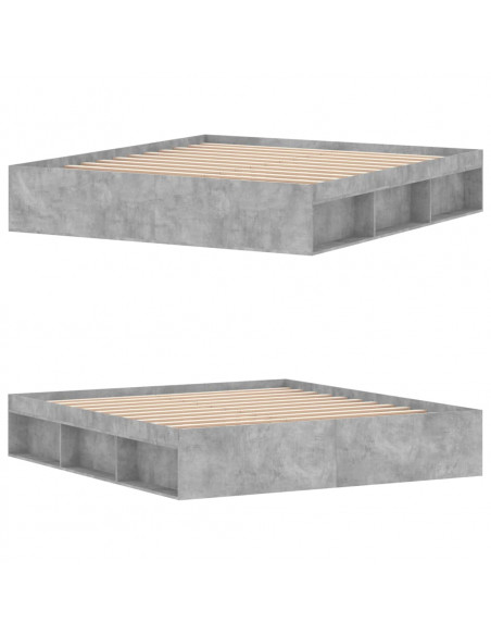 Giroletto Grigio Cemento 180x200 cm Super King