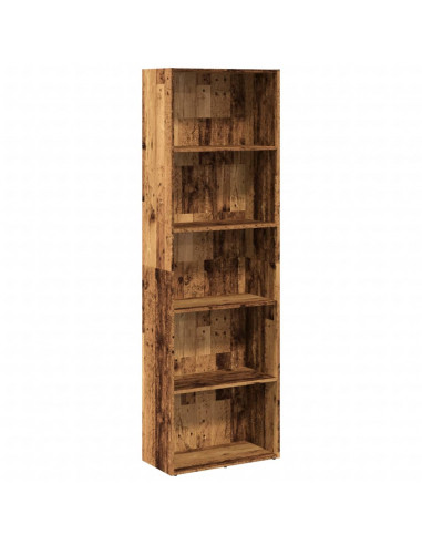 Libreria Legno Antico 60x30x189 cm in Legno Multistrato