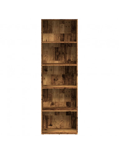 Libreria Legno Antico 60x30x189 cm in Legno Multistrato