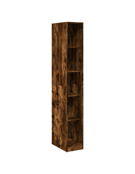 Armadio Rovere Fumo 30x50x200 cm in Legno Multistrato