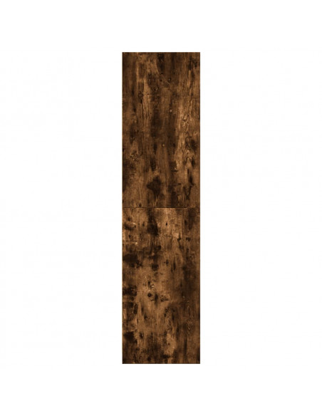 Armadio Rovere Fumo 30x50x200 cm in Legno Multistrato