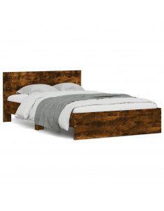 Giroletto con Testiera Rovere Fumo 135x190 cm 2