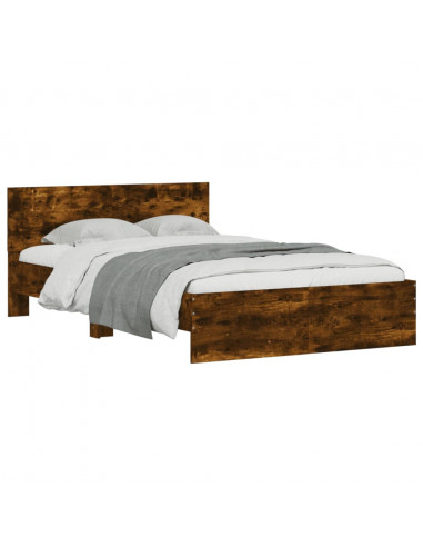 Giroletto con Testiera Rovere Fumo 135x190 cm