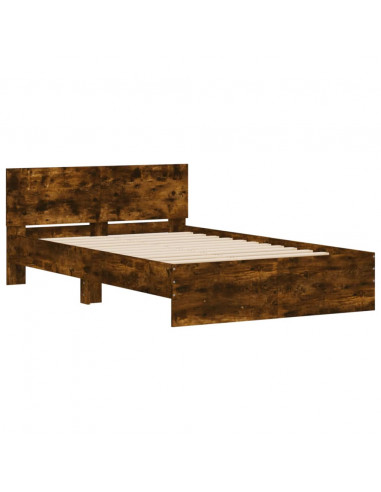 Giroletto con Testiera Rovere Fumo 135x190 cm