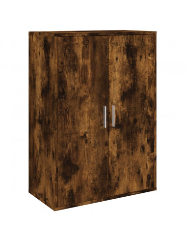 Credenze 2 pz Rovere Fumo 60x31x84 cm in Legno Multistrato