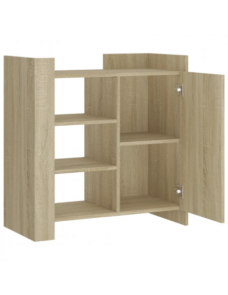 Credenza Rovere Sonoma 73,5x35x75 cm in Legno Multistrato