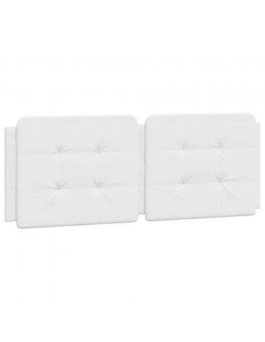 Letto con Materasso Bianco 140x200 cm in Similpelle