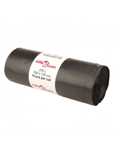 Sacchetti per Cestini 150 pz Neri 240 L