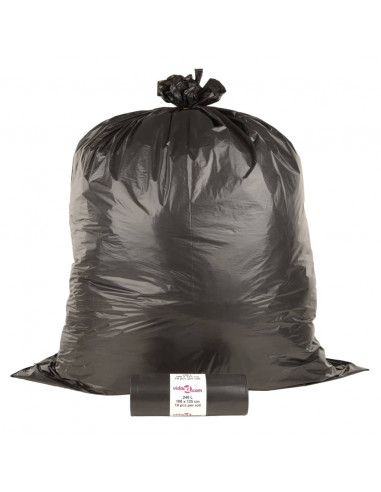 Sacchetti per Cestini 150 pz Neri 240 L