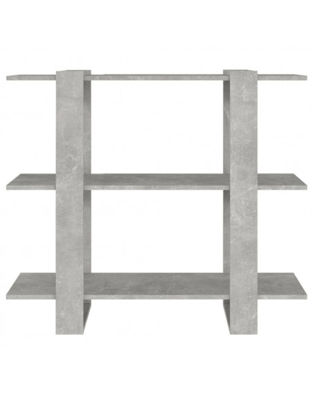 Libreria/Divisorio Grigio Cemento 100x30x87 cm