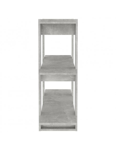 Libreria/Divisorio Grigio Cemento 100x30x87 cm