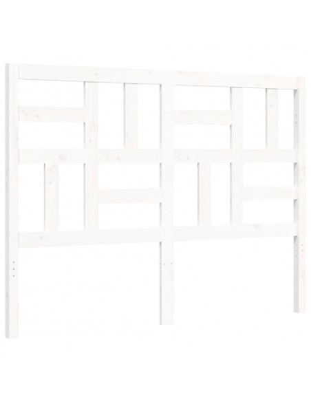 Giroletto con Testiera Bianco Double in Legno Massello