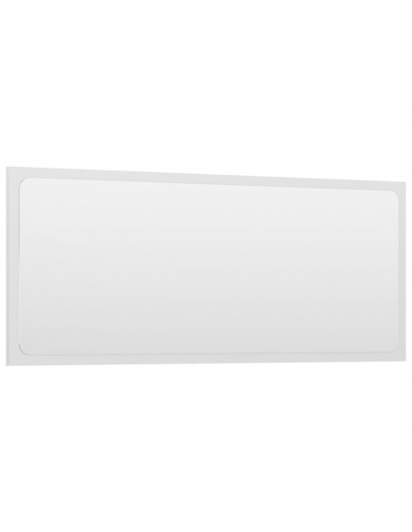 Set Mobili da Bagno Bianco Lucido in Truciolato