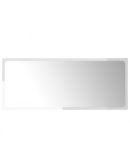 Set Mobili da Bagno Bianco Lucido in Truciolato