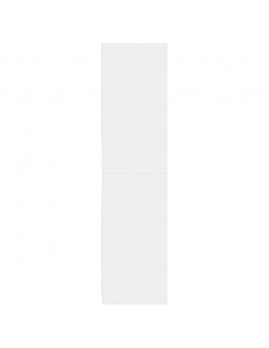Armadio Bianco 80x50x200 cm in Legno Multistrato