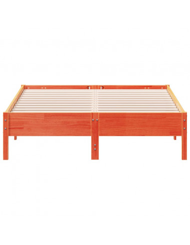 Giroletto Marrone Cera 140x190 cm in Legno Massello di Pino