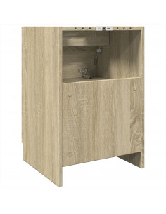 Mobile Sottolavabo Rovere Sonoma 63x30x54 cm in Truciolare 2