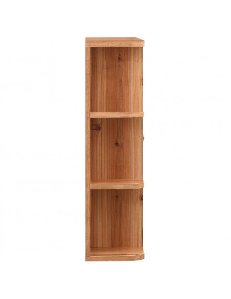 Armadietto a Specchio Rovere 66x17x63 cm in MDF