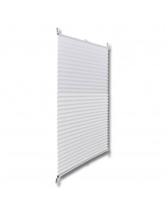 Tenda plissè 50x125cm bianca 2