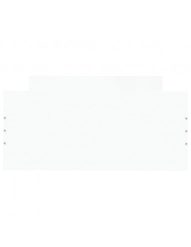 Giroletto Bianco 90x190 cm in Legno Multistrato