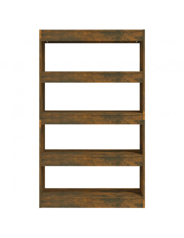 Libreria/Divisorio Rovere Fumo 80x30x135 cm in Truciolato